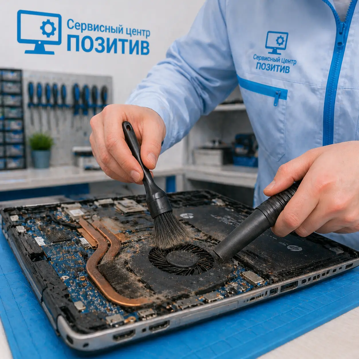 чистка ноутбука HP в Ангарске