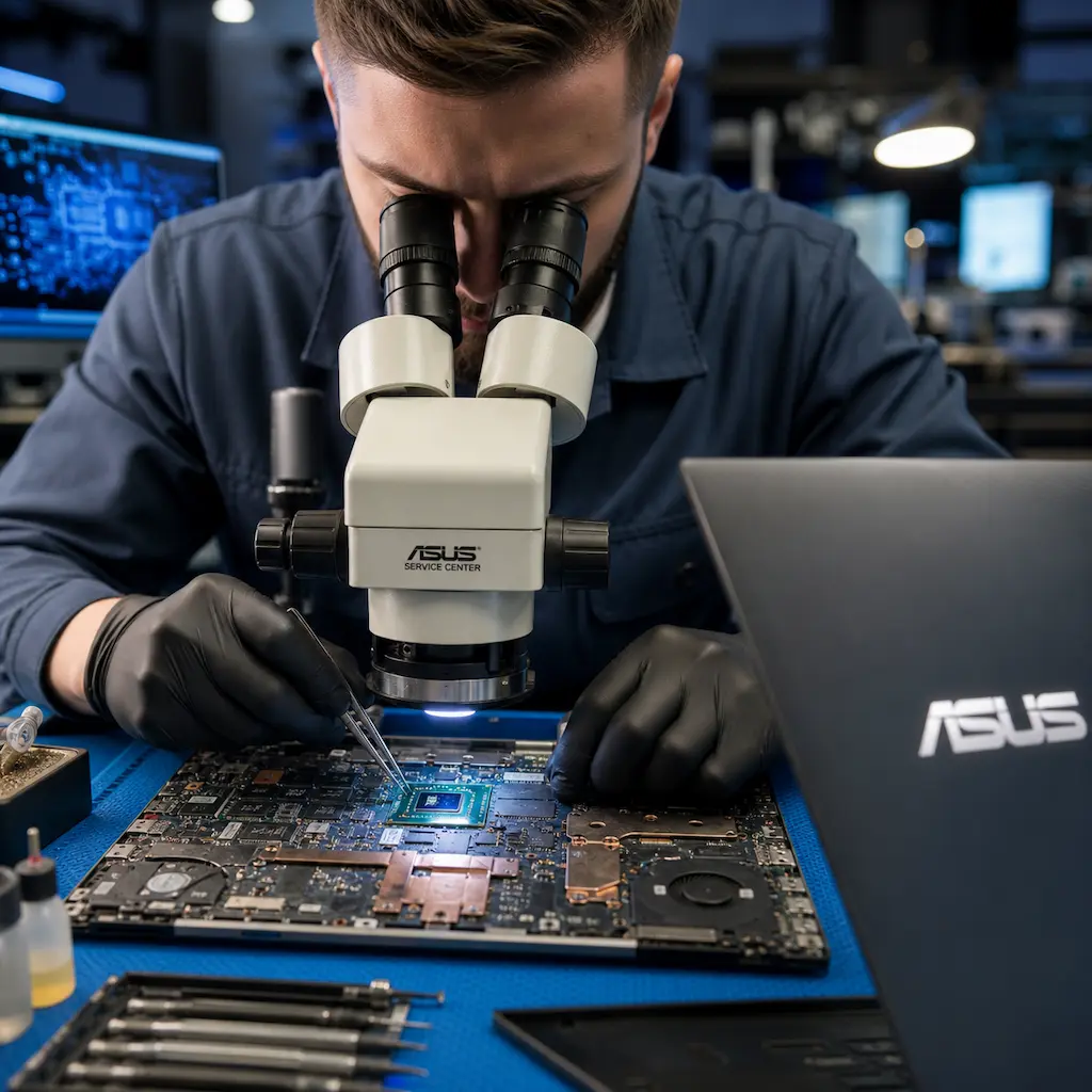 Замена видеокарты ноутбука Asus в Ангарске