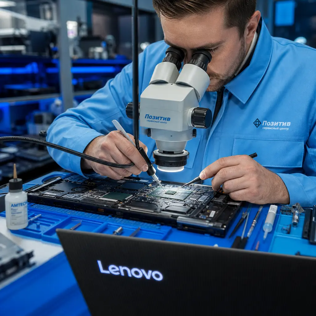 Замена видеокарты ноутбука Lenovo в Ангарске