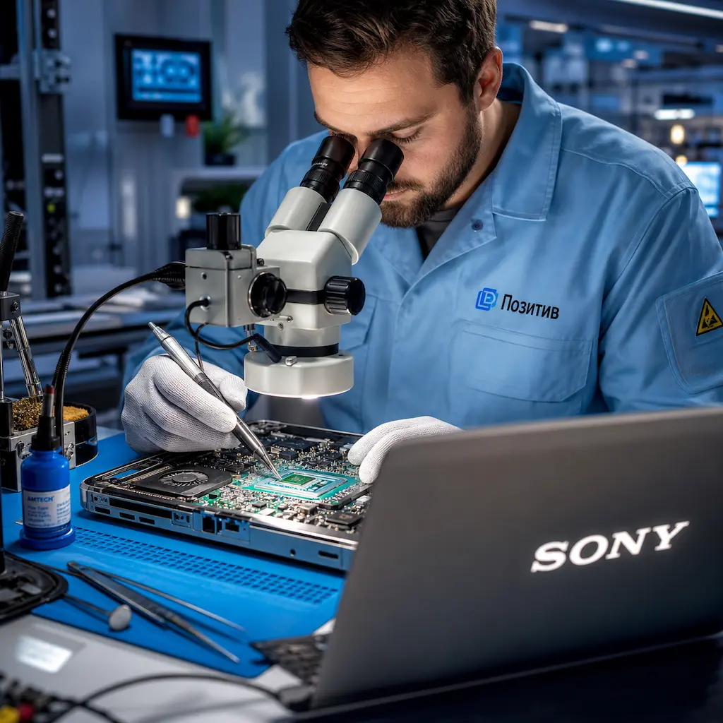 Замена видеокарты ноутбука Sony в Ангарске