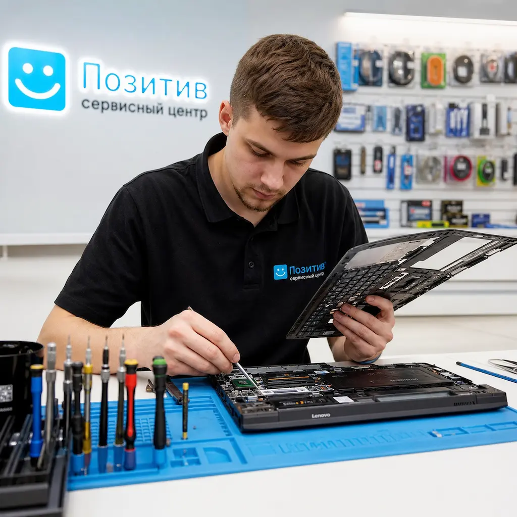 заменить клавиатуру на ноутбуке Lenovo в Ангарске