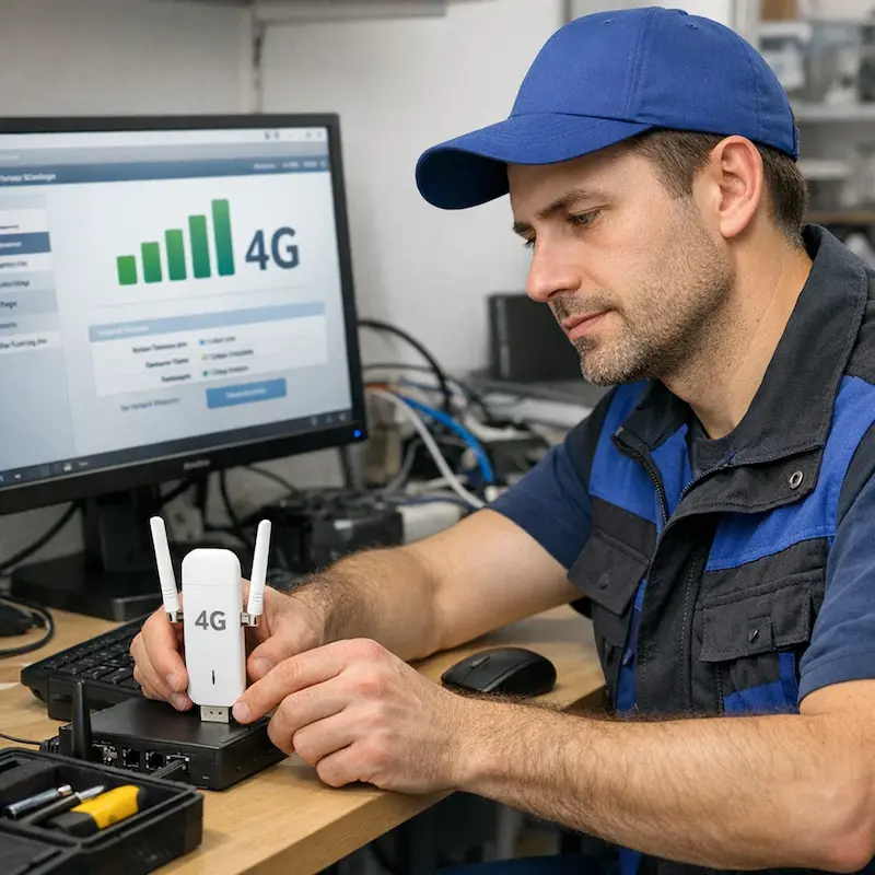 Настройка LTE модема в Ангарске