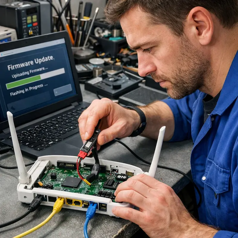 Обновление прошивки роутера в Ангарске