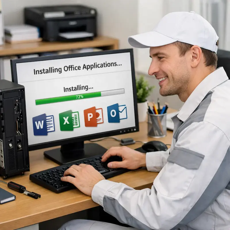 Установка и настройка программ на компьютере в Ангарске