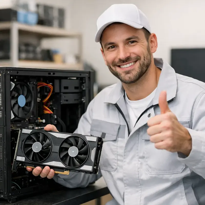 установка видеокарты на ПК в Ангарске